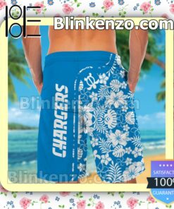 Personalized Los Angeles Chargers & Snoopy Mens Shirt, Swim Trunk a