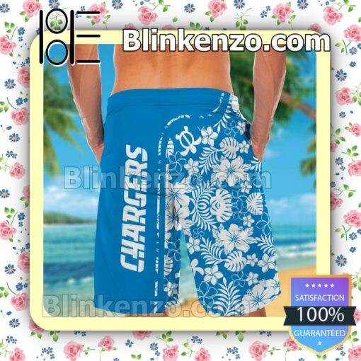Personalized Los Angeles Chargers & Snoopy Mens Shirt, Swim Trunk a