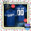 Personalized Los Angeles Dodgers Baseball Team Blue Summer Hawaiian Shirt, Mens Shorts