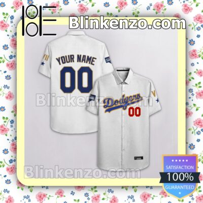 Personalized Los Angeles Dodgers White Gift For Fans Summer Hawaiian Shirt