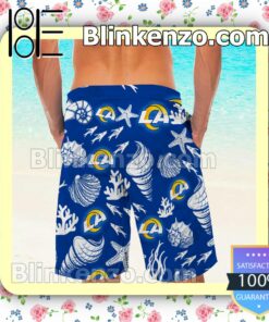 Personalized Los Angeles Rams Mens Shirt, Swim Trunk a