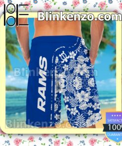 Personalized Los Angeles Rams & Mickey Mouse Mens Shirt, Swim Trunk a