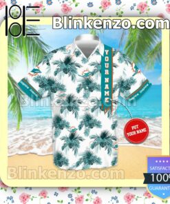 Personalized Miami Dolphins Football Team Summer Hawaiian Shirt, Mens Shorts