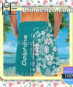 Personalized Miami Dolphins & Snoopy Mens Shirt, Swim Trunk a