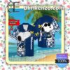 Personalized Michigan Wolverines & Snoopy Mens Shirt, Swim Trunk