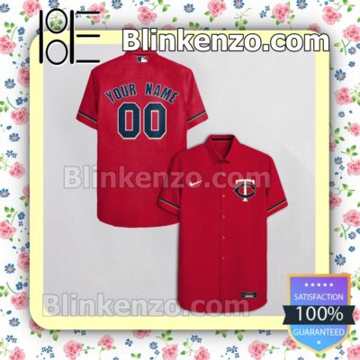 Personalized Minnesota Twins Summer Hawaiian Shirt, Mens Shorts