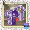 Personalized Minnesota Vikings Flowery Purple Summer Hawaiian Shirt, Mens Shorts