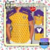 Personalized Minnesota Vikings Logo Purple Yellow Summer Hawaiian Shirt, Mens Shorts