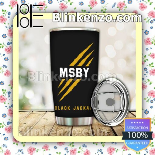 Personalized Msby Black Jackals 30 20 Oz Tumbler c