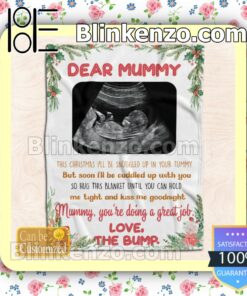 Personalized Mummy You're Doing A Great Job Customized Handmade Blankets a