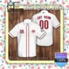 Personalized Name And Number Cincinnati Reds Baseball White Summer Hawaiian Shirt, Mens Shorts