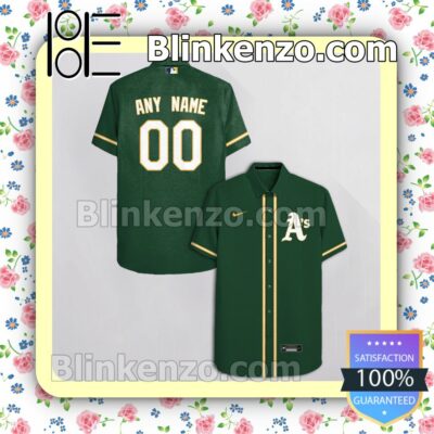 Personalized Oakland Athletics Green Packer Lover Summer Hawaiian Shirt, Mens Shorts a