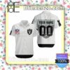 Personalized Oakland Raiders Nfl White Summer Shirt