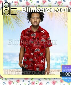 Personalized Ohio State Buckeyes Coconut Mens Shirt, Swim Trunk