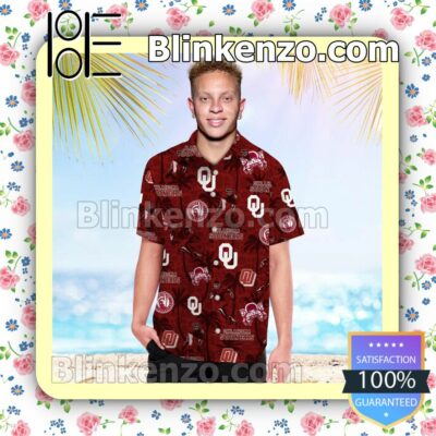 Personalized Oklahoma Sooners Coconut Mens Shirt, Swim Trunk