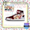 Personalized One Piece Custom Shoes Luffy Gear 4 Custom Snakeman Anime Air Jordan 1 Mid Shoes