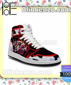 Personalized One Piece Custom Shoes Luffy Gear 4 Custom Snakeman Anime Air Jordan 1 Mid Shoes b