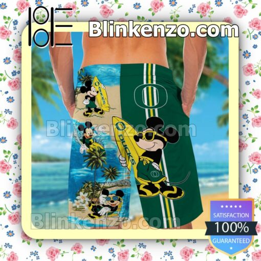 Personalized Oregon Ducks Mickey Mens Shirt, Swim Trunk a