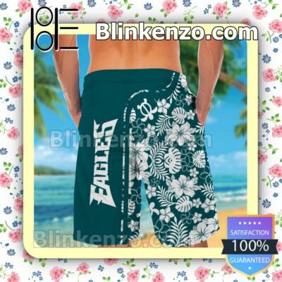 Personalized Philadelphia Eagles & Mickey Mouse Mens Shirt, Swim Trunk a