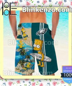 Personalized Philadelphia Eagles Simpsons Mens Shirt, Swim Trunk a