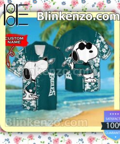 Personalized Philadelphia Eagles & Snoopy Mens Shirt, Swim Trunk