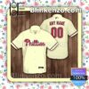 Personalized Philadelphia Phillies Baseball Gold Summer Hawaiian Shirt, Mens Shorts