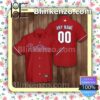 Personalized Philadelphia Phillies Baseball Red Summer Hawaiian Shirt, Mens Shorts