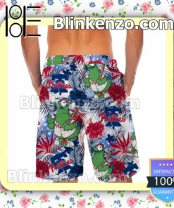 Personalized Philadelphia Phillies Tropical Floral America Flag For MLB Football Lovers Mens Shirt, Swim Trunk a