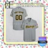 Personalized Pittsburgh Pirates Gray Gift For Fans Summer Hawaiian Shirt, Mens Shorts
