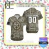 Personalized Pittsburgh Steelers Camouflage Pattern Summer Shirt