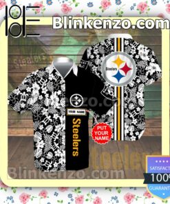 Personalized Pittsburgh Steelers Mens Shirt, Swim Trunk