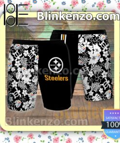 Personalized Pittsburgh Steelers Mens Shirt, Swim Trunk a