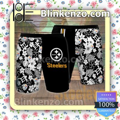 Personalized Pittsburgh Steelers Mens Shirt, Swim Trunk a