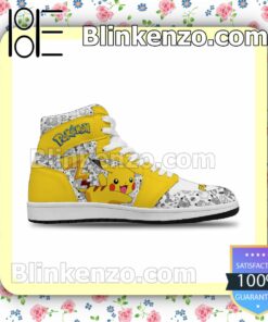 Personalized Pokemon Pikachu Custom Air Jordan 1 Mid Shoes a