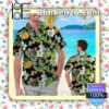 Personalized Purdue Boilermakers Parrot Floral Tropical Mens Shirt, Swim Trunk