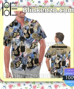 Personalized Purdue Boilermakers Tropical Floral America Flag For NCAA Football Lovers Purdue University Mens Shirt, Swim Trunk