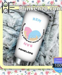 Personalized Re Life In A Different World From Zero 30 20 Oz Tumbler a