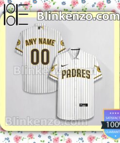 Personalized San Diego Padres White Summer Hawaiian Shirt, Mens Shorts a