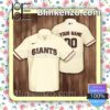 Personalized San Francisco Giants Baseball Summer Hawaiian Shirt, Mens Shorts