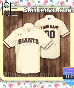 Personalized San Francisco Giants Baseball Summer Hawaiian Shirt, Mens Shorts