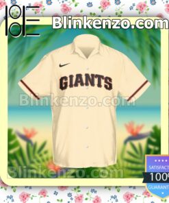 Personalized San Francisco Giants Baseball Summer Hawaiian Shirt, Mens Shorts a