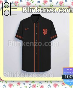 Personalized San Francisco Giants Black Gift For Fans Summer Hawaiian Shirt, Mens Shorts