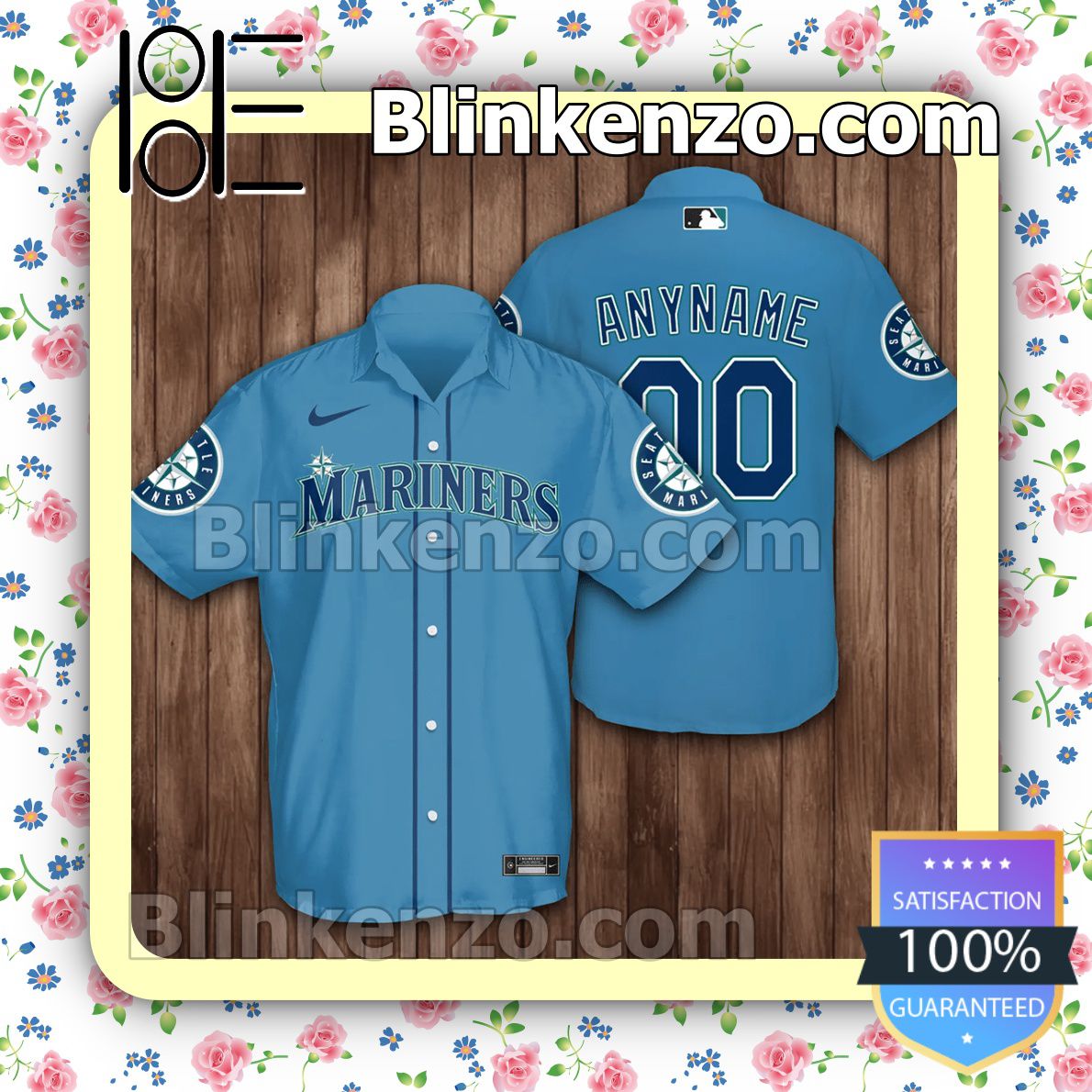 Personalized Seattle Mariners Baseball Summer Hawaiian Shirt, Mens Shorts -  Blinkenzo