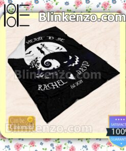 Personalized Simply Meant To Be The Nightmare Before Christmas Customized Handmade Blankets c