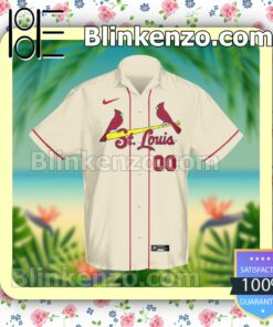 Personalized St. Louis Cardinals Baseball  Summer Hawaiian Shirt, Mens Shorts a