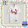 Personalized St. Louis Cardinals White Summer Hawaiian Shirt, Mens Shorts