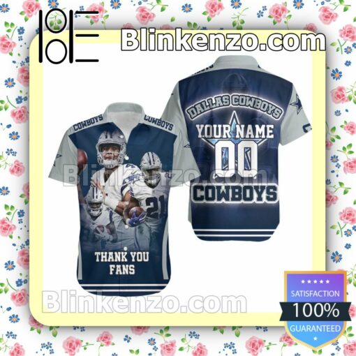 Personalized Super Bowl 2021 Dallas Cowboy Nfc East Champions Thank You Fans Summer Shirt