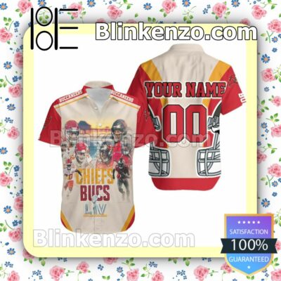 Personalized Tampa Bay Buccaneers Chiefs Bucs Lv Super Bowl Champions Summer Shirt