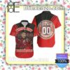 Personalized Tampa Bay Buccaneers Clinched Red And Black Summer Shirt