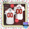 Personalized Tampa Bay Buccaneers Football Team White Summer Hawaiian Shirt, Mens Shorts
